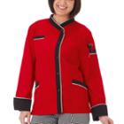 5 Star Chef Apparel Apparel Womens Long Sleeve Chef Coat