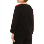 Alfred Dunner Talk Of The Town Colorblock Sweater