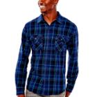 Arizona Long-sleeve Flannel Button-front Shirt