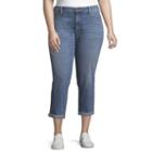 Arizona High-rise Mom Jeans-juniors Plus