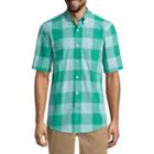 St. John's Bay Legacy Slim Fit Poplin Button-front Shirt