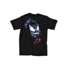 Marvel Short-sleeve Venom Smoke Cotton Tee