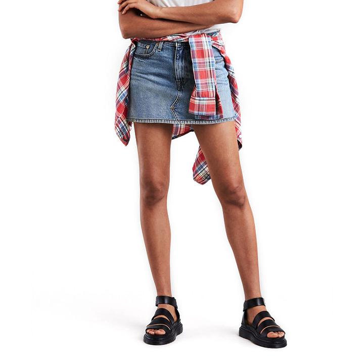 Levi's Mid Length Denim Skirt