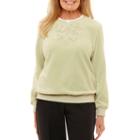 Alfred Dunner Classic Embroidered Sweatshirt