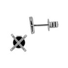 Diamond 14k White Gold Earring