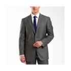 Jf J. Ferrar 2-button Gray Sharkskin Suit Jacket - Classic