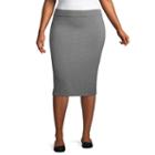 Liz Claiborne Studio Midi Skirt- Plus