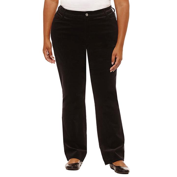 St. John's Bay Straight Leg Corduroy Pant - Plus (31/29 Short)