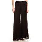 Jump Tie-waist Wide-leg Mesh Pants - Petite