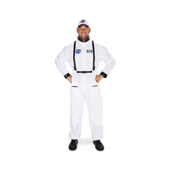 White Astronaut Adult Costume M/l