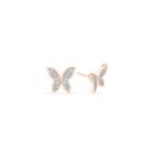 1/8 Ct. T.w. Round White Diamond 10k Gold Stud Earrings