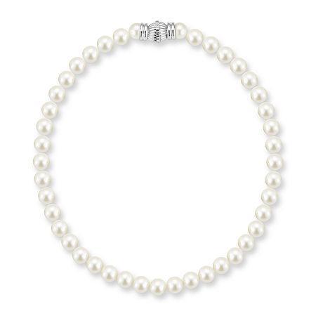 Cultured Freshwater Pearl Sterling Silver Necklace