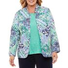 Alfred Dunner Montego Bay Quilted Jacket-plus