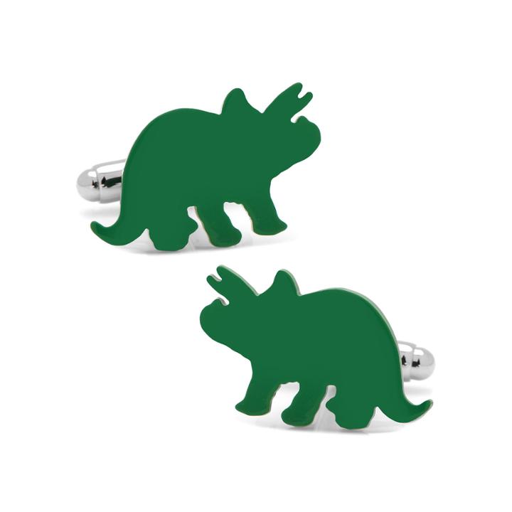 Triceratops Dinosaur Cuff Links