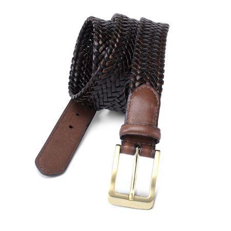 Stafford Leather Braided Belt