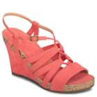 A2 By Aerosoles Poppy Plush Womens Wedge Sandals