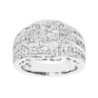 2 Ct. T.w. Princess Diamond 3-stone Engagement Ring