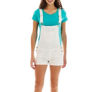 Blue Spice White Short Overalls