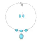 Liz Claiborne Womens 1 Pair Blue Jewelry Set