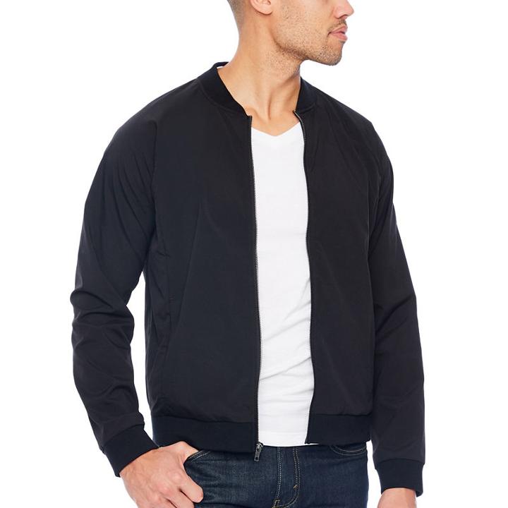Claiborne Woven Bomber Jacket