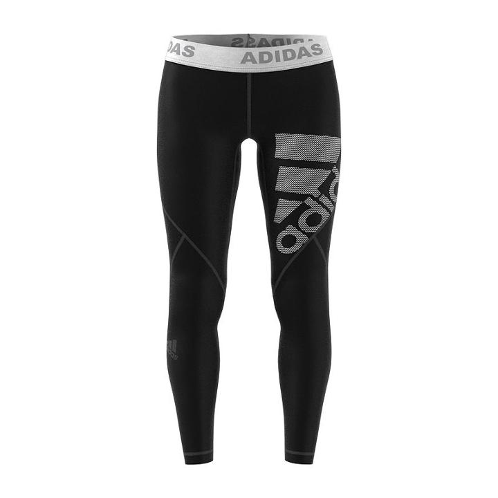 Adidas Adidas Alphaskin Logo Long Tight Knit Leggings