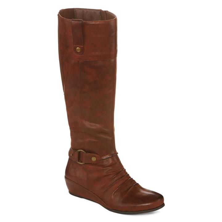 Yuu&trade; Shela Wedge Riding Boots - Wide Width, Wide Calf