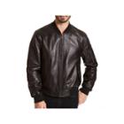 Excelled Leather Bomber Jacket Big And Tall