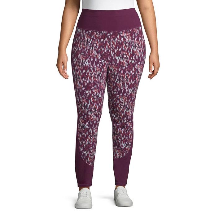 St. John's Bay Active Print Block Legging - Plus