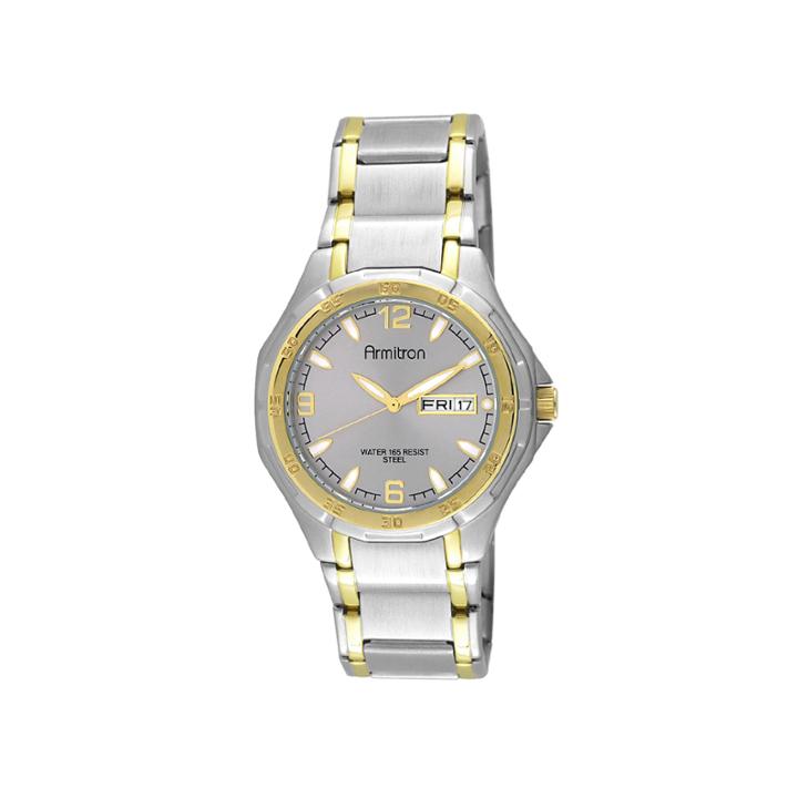 Armitron Mens Two-tone Stainless Steel Watch