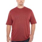 Van Heusen Air Crew Doubler Short Sleeve Crew Neck T-shirt-big And Tall