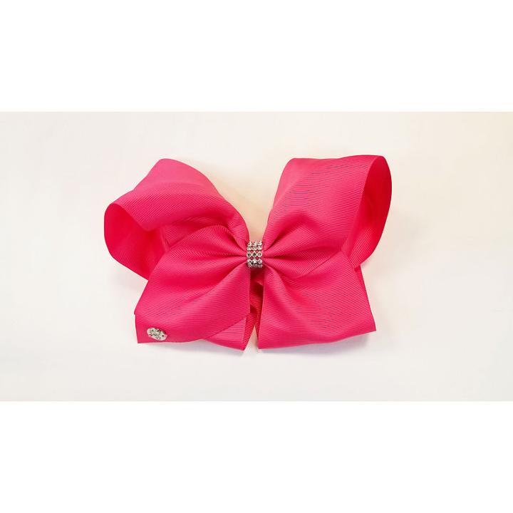 Jojo Siwa Signature Hair Bow Pink W/rhinestone Keeper