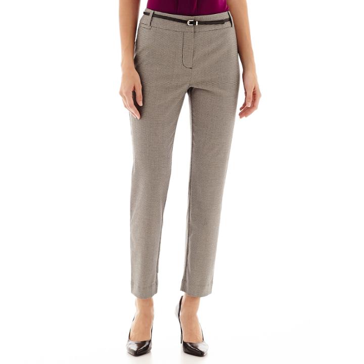 Liz Claiborne Classic Emma Ankle Pants - Tall