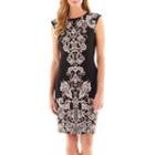 Liz Claiborne Cap-sleeve Scuba Knit Dress