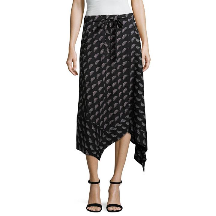 Worthington Woven Wrap Skirt