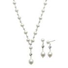 Cultured Freshwater Pearl Y Necklace & Earring Set