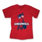 Fourth Of July Ameowica Graphic Tee