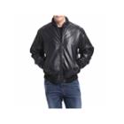 Bgsd Men's Lambskin Leather Bomber Jacket - Big And Tall