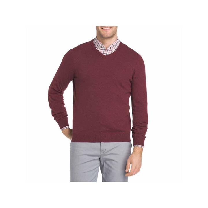 Izod V Neck Long Sleeve Pullover Sweater Big And Tall