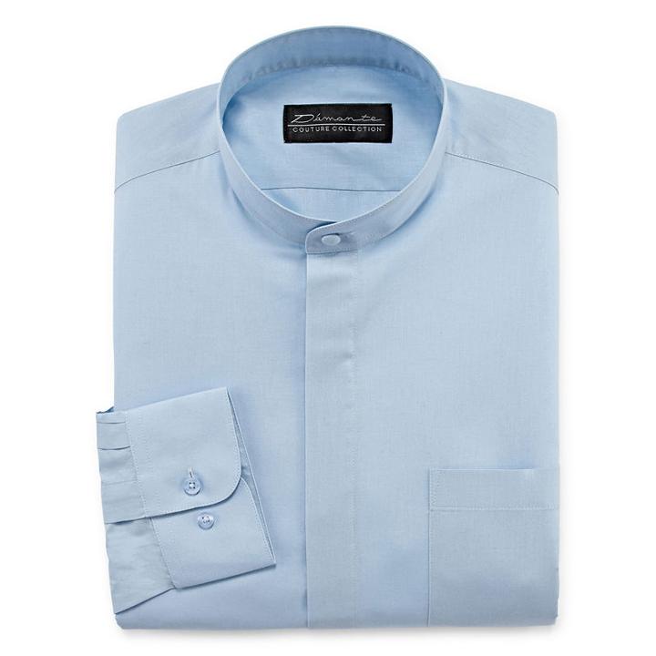 Damante Modern Long Sleeve Woven Dress Shirt Bid & Tall