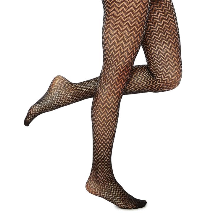 Mixit 1 Pair Zig Zag Tights