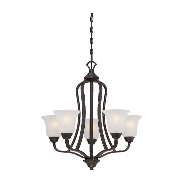 Filament Design 5-light Sudbury Bronze Chandelier