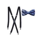 J.ferrar Stripe Bow Tie Set