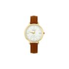 Mixit Womens Brown Strap Watch-pts2055gdcg