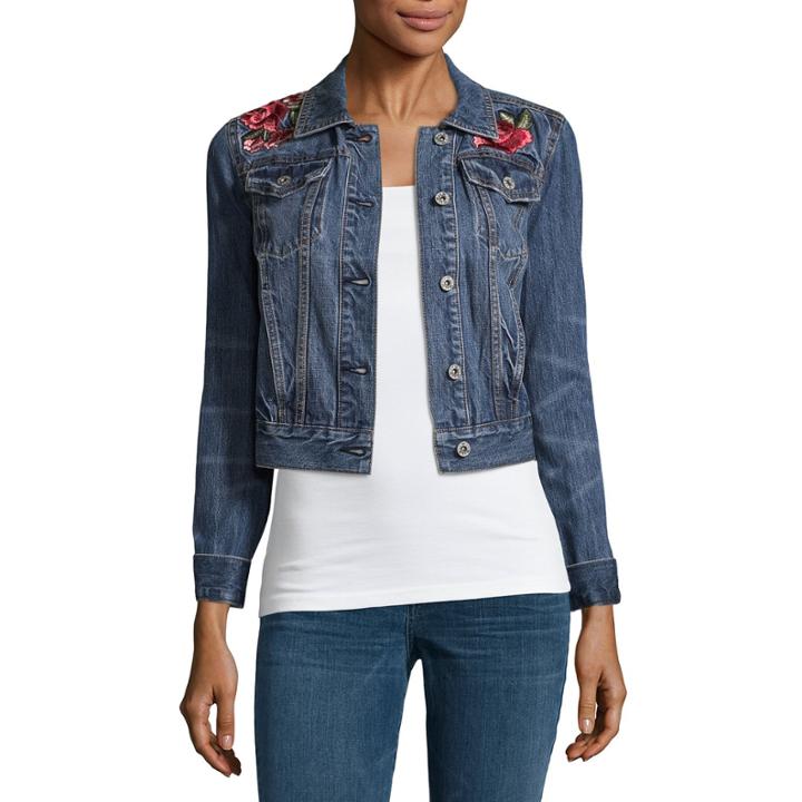 Ana Embroidered Denim