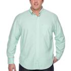 Izod Saltwater Newport Oxford Long Sleeve Button-front Shirt-big And Tall