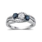 I Said Yes Womens 5/8 Ct. T.w. White Diamond Platinaire Engagement Ring
