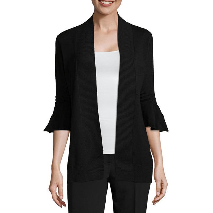 Cyrus 3/4 Bell Sleeve Open Front Cardigan