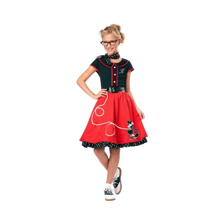 50's Sweetheart Child Costume - Medium (8-10)