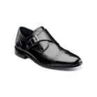 Nunn Bush Newton Mens Monk-strap Cap-toe Leather Dress Shoes