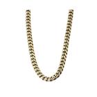 Gold Tone Stainless Steel 22 Curb Chain Necklace